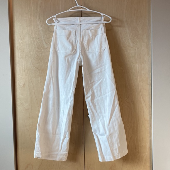 White flared crop trousers - Picture 2 of 2